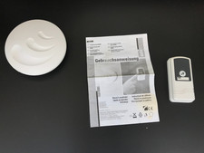 Unitec Funk-Gong Klingel Basic weiß Reichweite 80 m, Batteriebetrieb