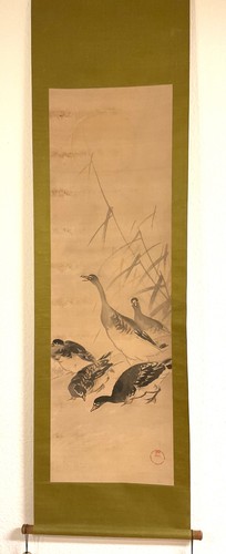 Japanisches rollbild kakemono - japanisches,