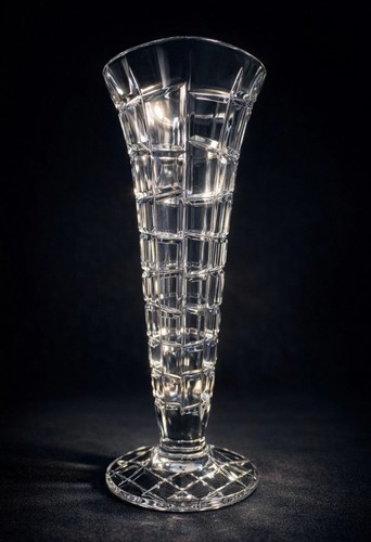 Kristallglas design vase - kristallglas,