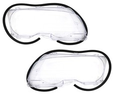 Scheinwerfer Streuscheiben Set für 3er BMW E46 Coupe Cabrio -2003 links rechts