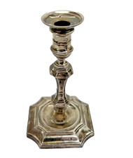 Zierlicher Kerzenständer in 925 Silber England mehrfach gepunzt H: 12cm 95 Gramm
