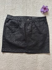 edc by Esprit Damen Mini Rock in Gr. XXS 32 schwarz Sommer Urlaub Büro Freizeit