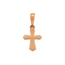 5603 Kreuz Anhänger Rotgold