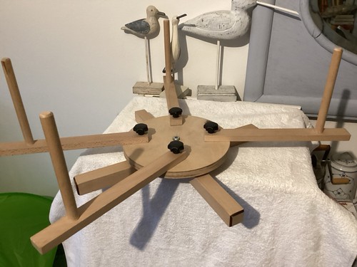 Wollhaspel aus holz - wollhaspel,