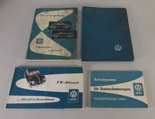 Bordmappe + Betriebsanleitung VW Käfer 1200 Ovali + Cabrio von 09/1956