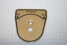 Zierblende, Bedienplatte "