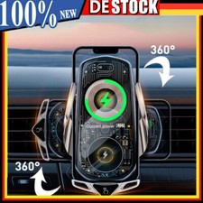 15W Auto Qi Ladegerät KFZ Handy Halterung Induktions Clamping Wireless Charger