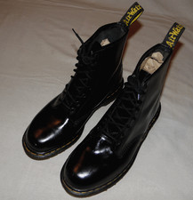 Schwarze Stiefeletten Dr. Martens Gr. 43