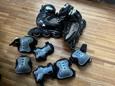 Inline Skates für Kinder Größe 33-36 schwarz - HYS - HY Skate Junior & Schützer