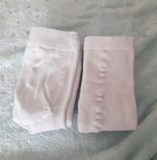 Gr.50/56 Zwei Erstlings Strumpfhosen Weiß