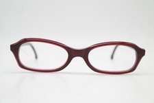 Vintage Brille L.A. Eyeworks MINION 317 Weinrot Oval Brillengestell eyeglasses