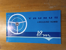 Original brochure Ford 12M