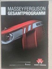 MASSEY FERGUSON MF Mähdrescher Pressen Traktoren Programm Prospekt Schlepper