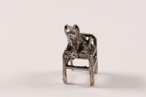 Silberfigur silber hund - silberfigur,