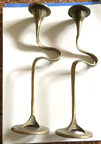 Bronzene kerzenhalter - 2,