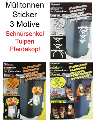 Mülltonnen deko aufkleber - mülltonnen,