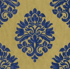 Vliestapete Barock gold blau Tapete Rasch En Suite 545722 (3,52€/1qm)