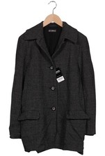 St.Emile Mantel Damen Jacke Parka Gr. EU 38 Schurwolle Grau #f2xdfiq