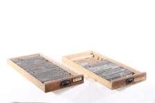 original Druckerei Setzkasten Schublade 61 x 27cm Industriedesign Druckerei