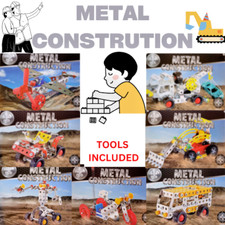 Baukasten Metallbaukasten Metal Construction für Kinder  Kreativität Komplettset