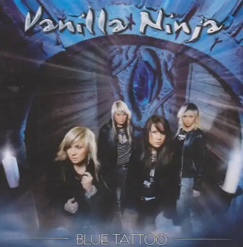 Vanilla ninja blue tattoo - blue,