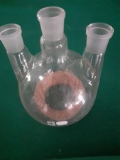 2 Dreihalskolben - 2000 ml,  1000 ml - 3 x  NS29/32 Duran - Schott Germany