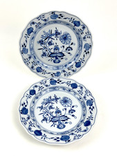 2 x Kuchenteller Meissen 1. Wahl Zwiebelmuster neuer Ausschnitt Top #7