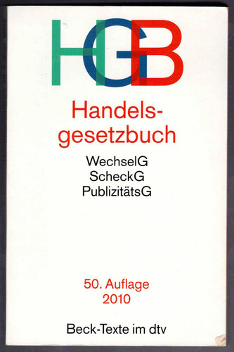 Hgb handelsgesetzbuch - handelsgesetzbuch,