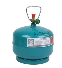 Leere befüllbare gasflasche - leere,