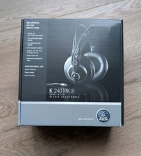 AKG K240 MKII Ohrumschließende Studio Stereo Kopfhörer, Schwarz