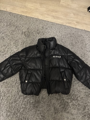 Karl kani jacke leder schwarz - jacke,