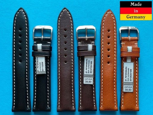Juchten leder uhrenarmband - juchten,