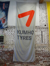 Fahne Banner Flagge Kumho Tyres Megagroß Werkstatt Männerhöhle Sammler Oldtimer