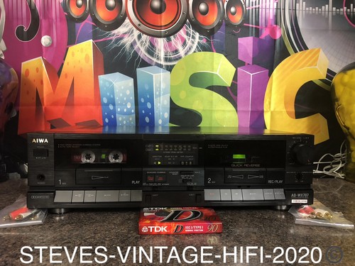 Aiwa wx707 twin stereo - ad-wx707,