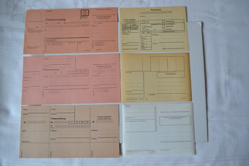 Konvolut alte postbelege - konvolut,