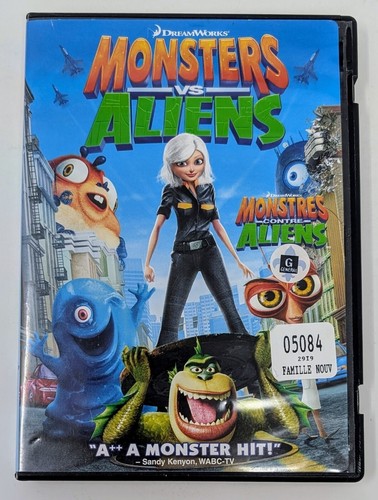 Monsters aliens dvd - vs.,