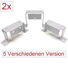 2 STÜCK Halterung STEMA Anhänger Abstellstützen Klemmhalter VERZINKT/LACKIERT