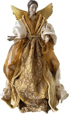 Schutzengel Figur 35 cm Gold