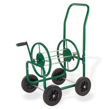 Metall Schlauchwagen Gartenschlauch Wasserschlauch Wagen grün für 60m Schlauch