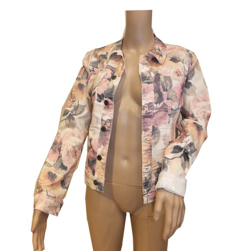 Wendejeansjacke weiß bunt - weiß-bunt, gr