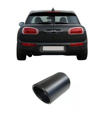 Auspuffblende schwarz für Mini Clubman F54 2015-2024 rund Blende Auspuff 80mm