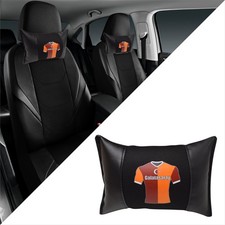 2x Nackenpolster Leder Nackenkissen Reisekissen  Galatasaray GS 1905 Polster DTF