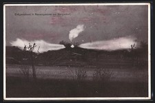 Ansichtskarte Neuengamme / Vierlanden, Erdgasbrand 