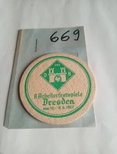 1 Stück DDR Bierdeckel, VEB