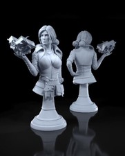 Triss Büste - The Witcher - 3D gedruckte Resin Miniatur - Videospiele - unbemalt