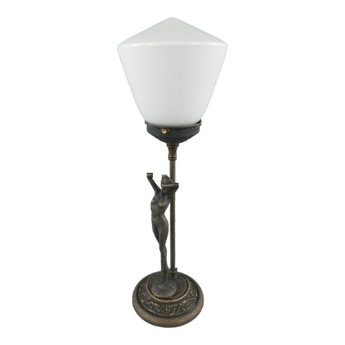 Tischlampe messing brüniert - tischlampe,