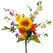 Künstlicher herbststrauß - künstlicher,