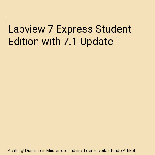 Labview express student - labview, 7