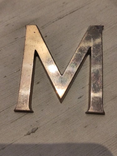 Vintage messing buchstaben - messing,