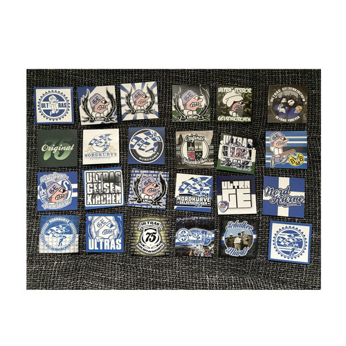 Schalke aufkleber set - fc,